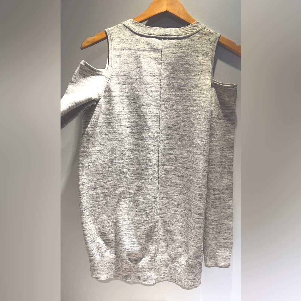 Karen Millen grey shoulder cut-out sweater size S
